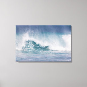 Lienzo Ola azul estrellada, Maui, Hawaii, Estados Unidos