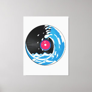 Lienzo Ola de vinilo