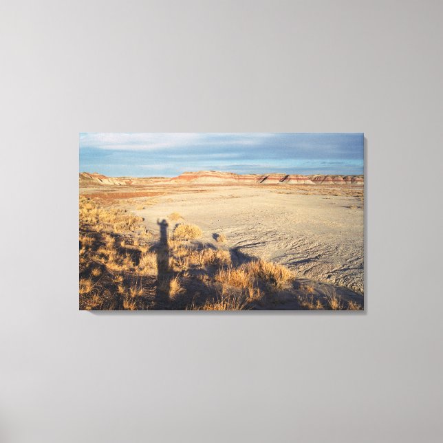 Lienzo Ola del Desierto: Foto del Parque Nacional Petrifi (Anverso)