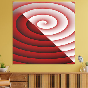 Lienzo Ola Doble Color en Espiral