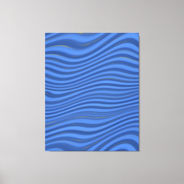 Lienzo Ola oceánica  (Anverso)