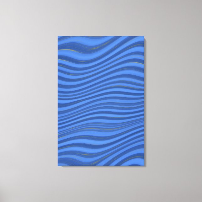Lienzo Ola oceánica  (Anverso)