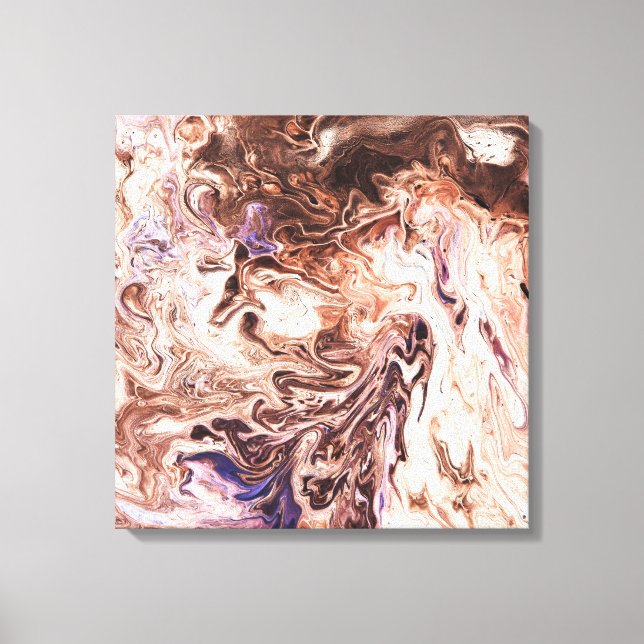 Lienzo Olas de arena (Anverso)