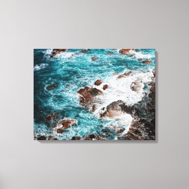 Lienzo Olas de mar (Anverso)