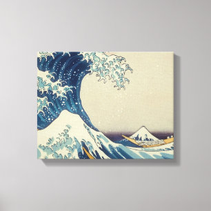 Lienzo Olas de pintura Tela enrollada premium (brillante)