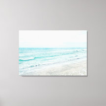 Olas oceánicas pintura acuática azul claro acuátic