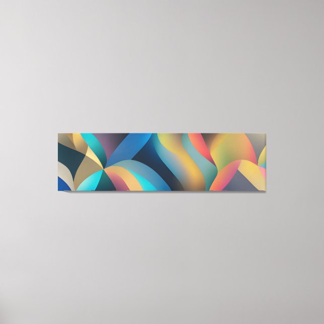 Lienzo Olas y Swirls abstractas 29 (Anverso)