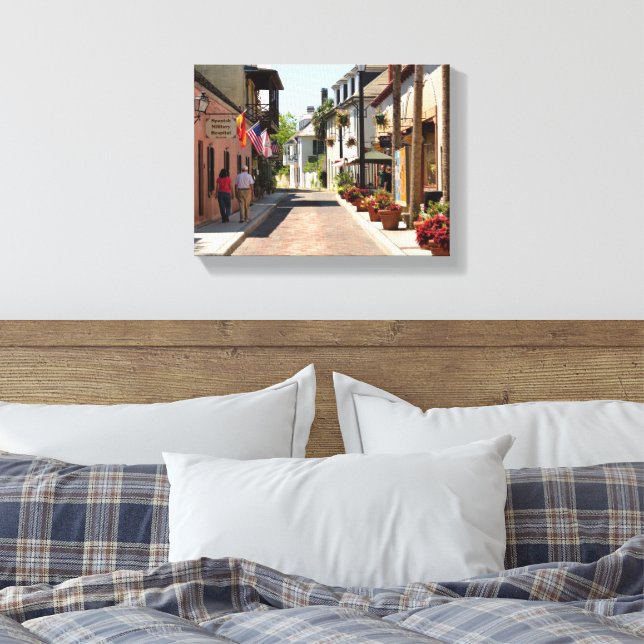 Lienzo Oldest street St. Augustine, Florida (Insitu(Dormitorio))
