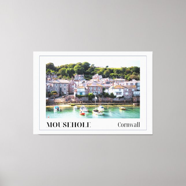Lienzo Oleoide, Cornwall (Anverso)