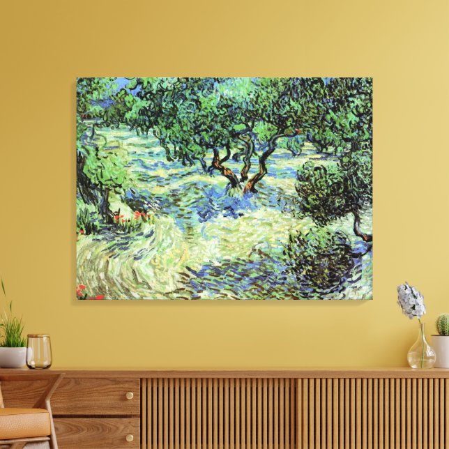 Lienzo Olivar por Vincent van Gogh (Insitu (Sala de estar))