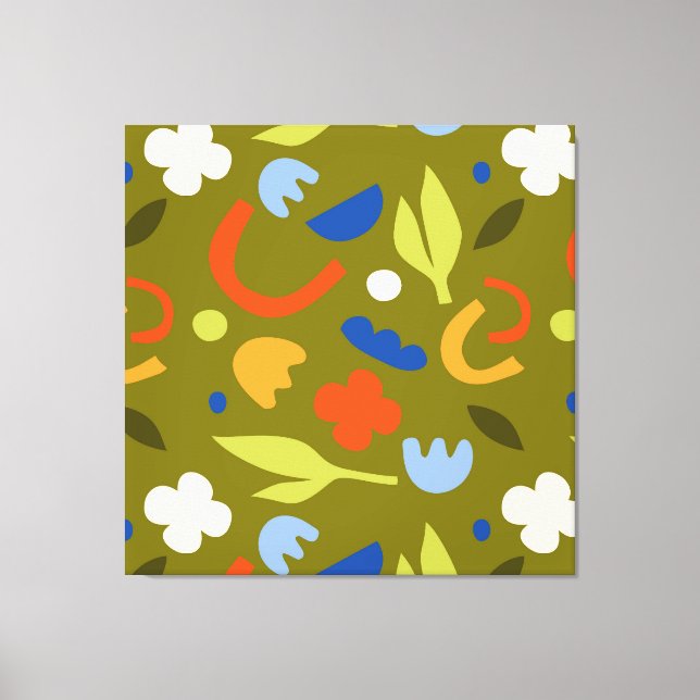 Lienzo Olive Meadow (Anverso)