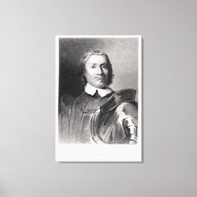 Lienzo Oliver Cromwell , Lord Protector de Inglaterra (Anverso)