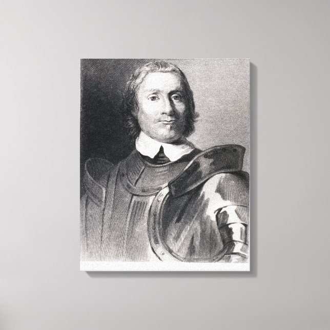 Lienzo Oliver Cromwell , Lord Protector de Inglaterra (Anverso)