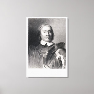 Lienzo Oliver Cromwell, señor Protector de Inglaterra