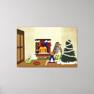 Lienzo Oliver Decora para Navidad