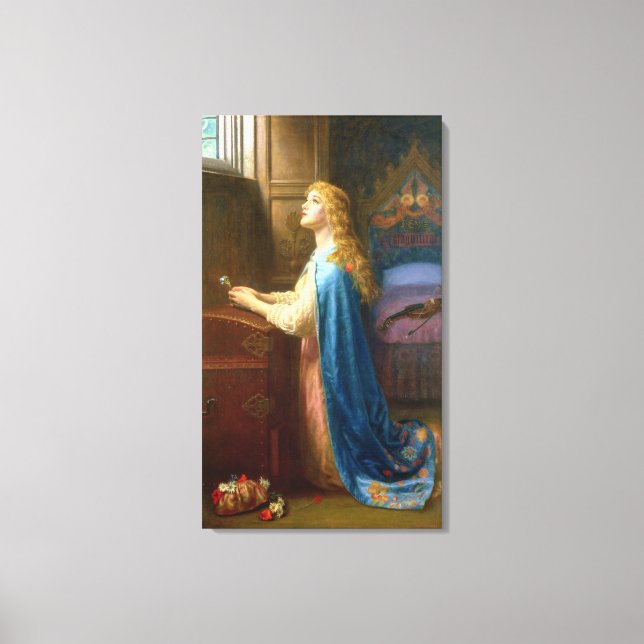 Lienzo 'Olvídame no' (aceite sobre lienzo) (Anverso)