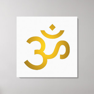 Lienzo Om devanagari 