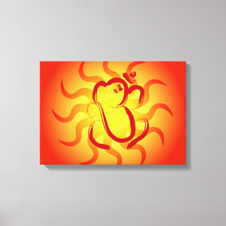 Lienzo OM Ganesha