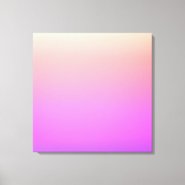 Lienzo Ombre color rosa y púrpura que desvanece (Anverso)