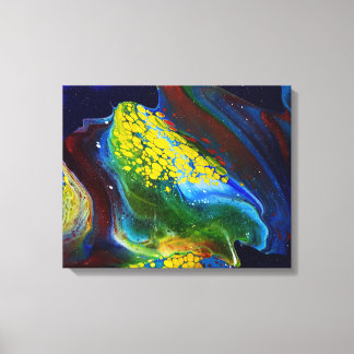 Lienzo Onda estelar (pintura acrílica)