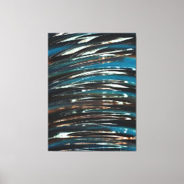 Lienzo Onda Grunge Gráfica