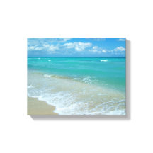 Ondas Aqua Bright Blue Beach