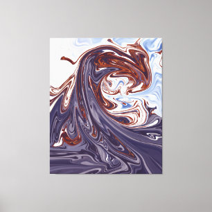 Lienzo ondas monstruosas   Mejor pintura abstracta