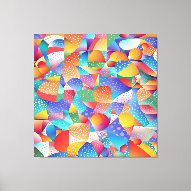 Lienzo Ondas oceánicas (Anverso)