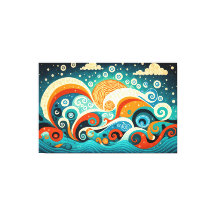 Ondas oceánicas estéticas