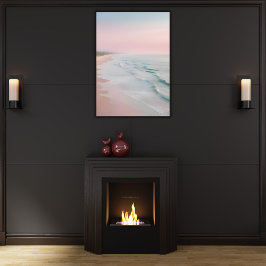 Lienzo Ondas oceánicas Pastel Serenity