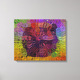 Lienzo Ondas radiantes