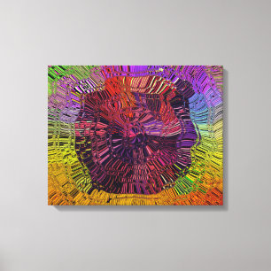 Lienzo Ondas radiantes