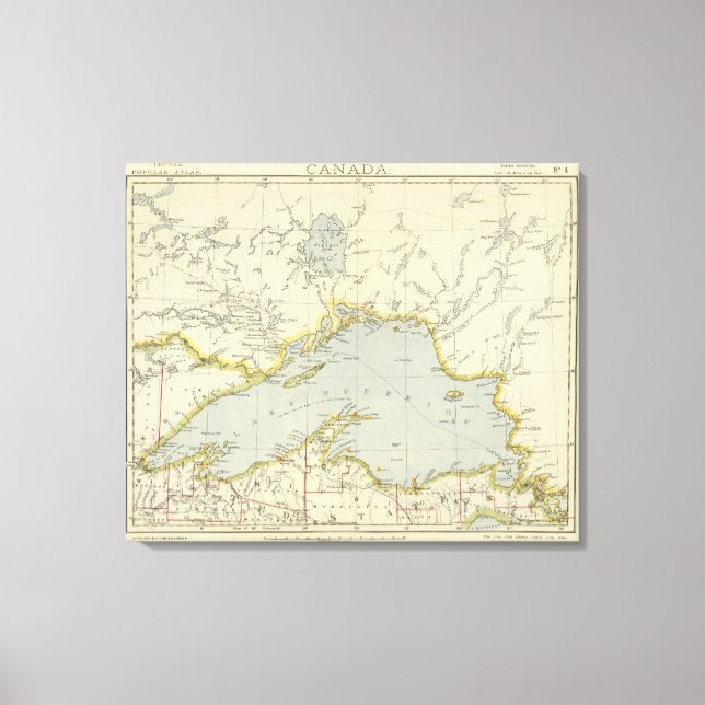 Lienzo Ontario (Canadá) (Anverso)