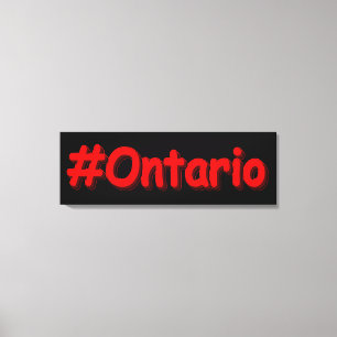 Lienzo "Ontario" Diseño Cutáneo. ¡Hazte con una en Zazzle