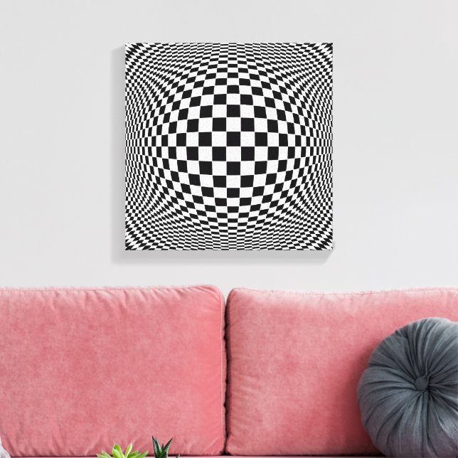Lienzo Op Art (Insitu (Sala de estar))
