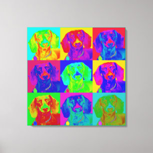 Lienzo Op Art Doxie