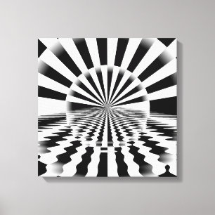 Lienzo Op art sunrise