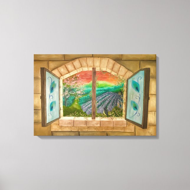 Lienzo Open Window (Anverso)