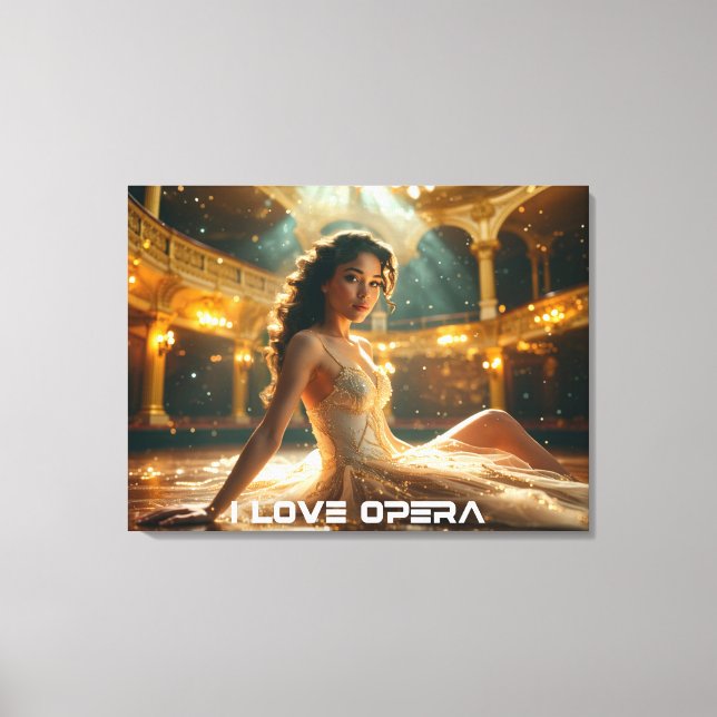 LIENZO OPERA - I LOVE OPERA (Anverso)