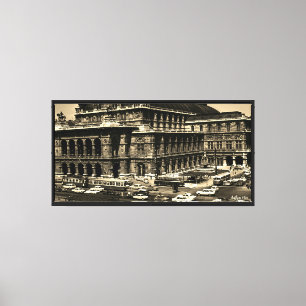 Lienzo Ópera Staatsoper de Viena Vintage Austria