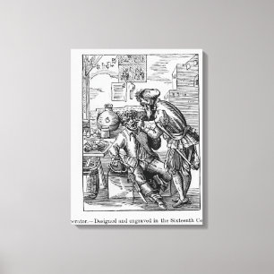 Lienzo Operador dental