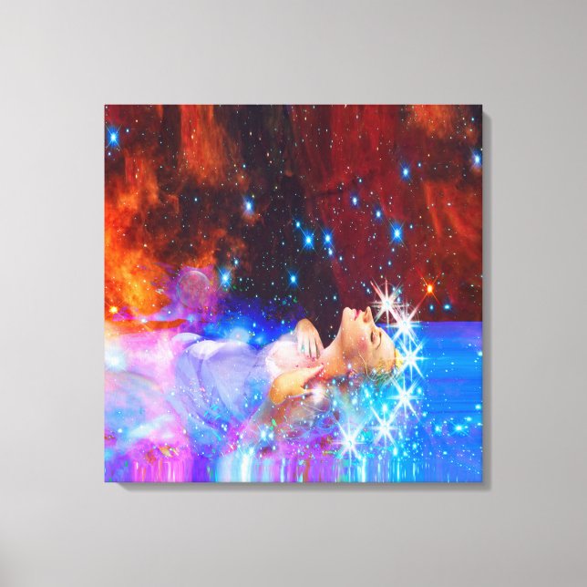 Lienzo Ophelia de Shakespeare (Anverso)