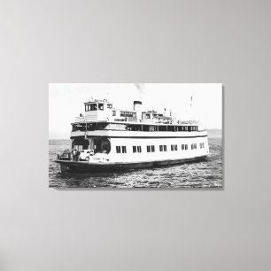 Lienzo Opinión de Astoria, Oregon de la fotografía de