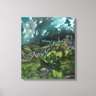 Lienzo Opinión de El Greco de Toledo