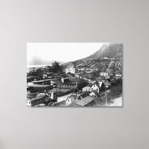Lienzo Opinión de la ciudad fotografía 3 de Juneau,