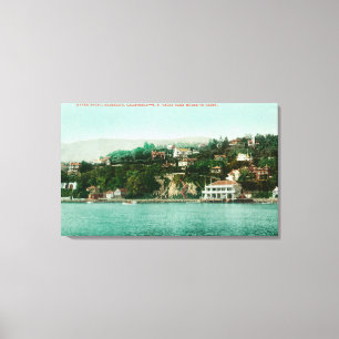 Lienzo Opinión de la costa el club náutico de San