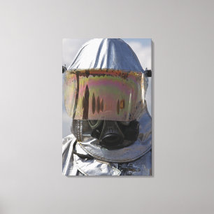 Lienzo Opinión del primer un bombero