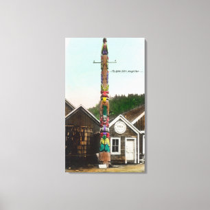 Lienzo Opinión el cuervo TotempoleWrangell, AK