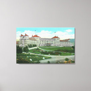 Lienzo Opinión exterior del primer del hotel del Mt.