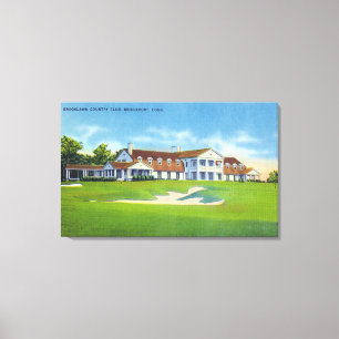 Lienzo Opinión exterior el club de campo de Brooklawn